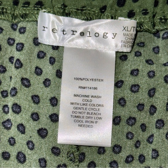 Green Polka Dot Midi Skirt NWT - Picture 5 of 11